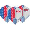 imageWinmau Prism Zeta PDC Red Blue ampamp White Dart Flights  1 Set per Pack 3 Flights in Total