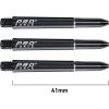 imageWinmau ProForce Black Intermediate Nylon Ring Grip Dart Stems  1 Set per Pack 3 shafts in Total