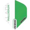 imageWinmau Rhino Palladium Green and White Extra Thick Dart Flights  1 Set per Pack 3 Flights in Total