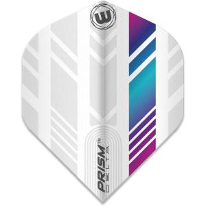imageWinmau Prism Delta White ampamp Rainbow Extra Thick Dart Flights  1 Set per Pack 3 Flights in Total