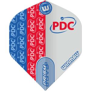 imageWinmau Prism Zeta PDC Red Blue ampamp White Dart Flights  1 Set per Pack 3 Flights in Total