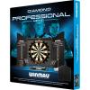 imageWINMAU Diamond Plus Dart Board Range  Diamond Plus Dartboard Surround Sets and Cabinet Sets with Darts and Accessories