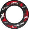 imageWINMAU Printed Design Dartboard Surround  Multiple Designs to Suite Your OcheRed