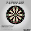 imageWinmau Darts  Masters Pro Premium Bristle Dartboard Set  Includes Dart Board Darts Flights Shafts and Oche Strip  Professional Steel Tip Darts ampamp Dart Board for AdultsDartboard and Cabinet