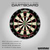 imageWinmau Darts  Masters Pro Premium Bristle Dartboard Set  Includes Dart Board Darts Flights Shafts and Oche Strip  Professional Steel Tip Darts ampamp Dart Board for AdultsDartboard