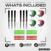 imageWinmau Darts  Masters Pro Premium Bristle Dartboard Set  Includes Dart Board Darts Flights Shafts and Oche Strip  Professional Steel Tip Darts ampamp Dart Board for AdultsDartboard and Cabinet