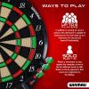 imageWinmau Ton Machine Electronic Dart Board  Soft Tip Dartboard for Adults Dart Board Set with 90 Games ampamp Digital Scoreboard for 8 Players  2 Sets of Soft Tip Darts Throwing Line ampamp Plastic Tips
