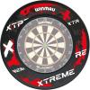 imageWINMAU Printed Design Dartboard Surround  Multiple Designs to Suite Your OcheRed