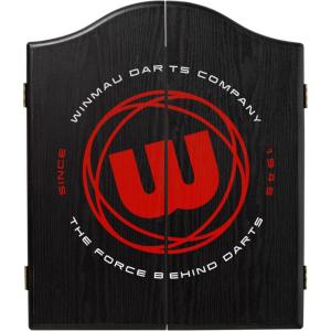 imageWINMAU W Roundel Logo Design Deluxe Dartboard Cabinet