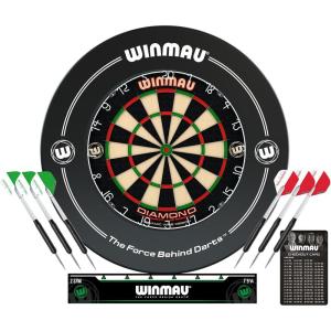 imageWinmau Diamond Plus Professional Bristle DartboardDiamond Plus Surround set