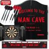 imageWinmau Man Cave Dartboard Game Set with Dartboard Dart Cabinet Arrows and Throwing Line