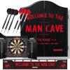 imageWinmau Man Cave Dartboard Game Set with Dartboard Dart Cabinet Arrows and Throwing Line