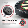 imageWINMAU Dart Board  Blade 6  Blade 360 Dartboard  Triple Core Carbon Series  Professional PDC Darts Board with Official Tournament Specifications for Darts EnthusiastsBlade 6 Triple Core