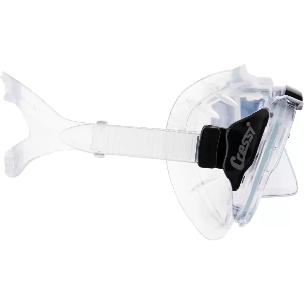 Cressi Adult Dive Mask with Inclined Lens for Scuba Diving - optical lenses available - Big Eyes: made in Italy