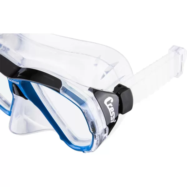 Cressi Adult Dive Mask with Inclined Lens for Scuba Diving - optical lenses available - Big Eyes: made in Italy