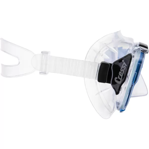 Cressi Adult Dive Mask with Inclined Lens for Scuba Diving - optical lenses available - Big Eyes: made in Italy