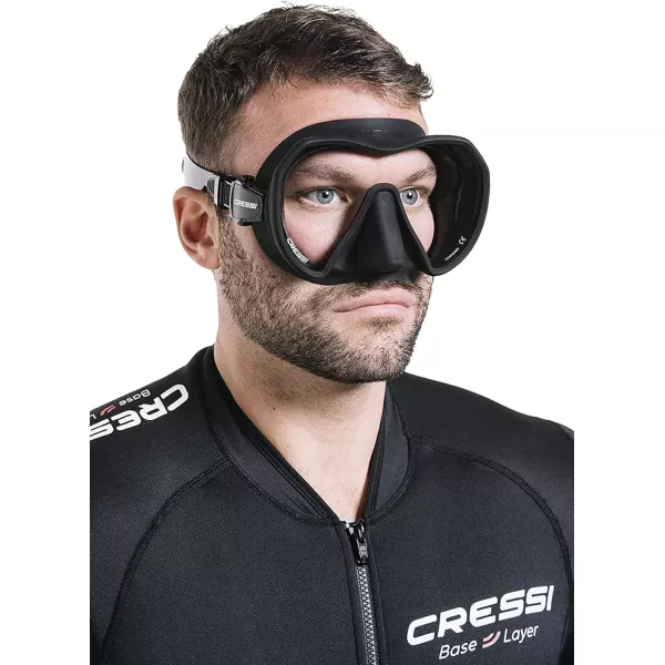 Cressi Adult Frameless Scuba Diving Mask - Soft Silicone Skirt, Perfect Sealing - Z1: Designed in Italy