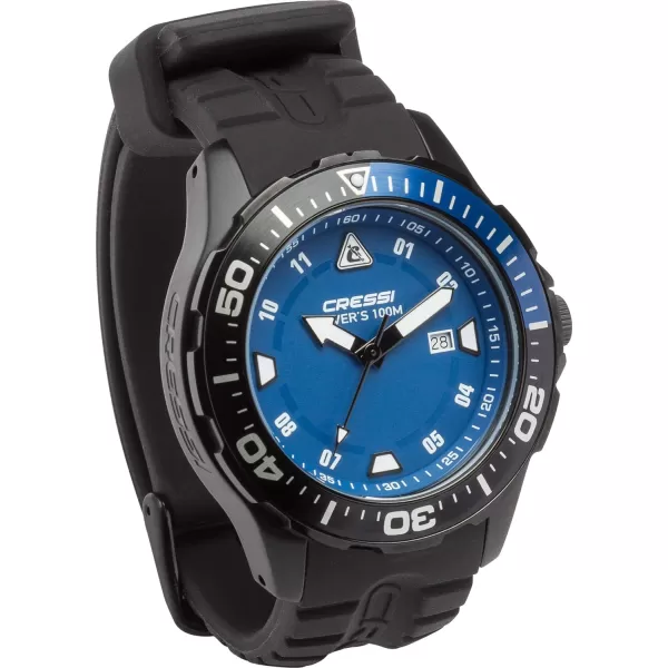 Cressi Professional Dive Watch, Waterproof until 100 m , with Mineral Glass - Manta: designed in Italy