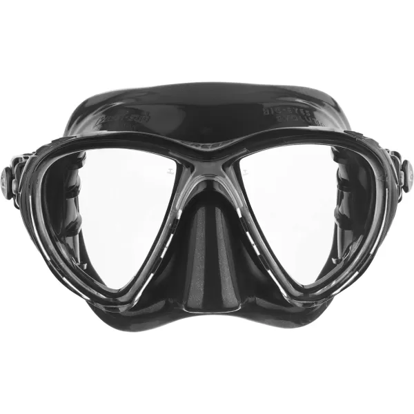 Cressi Scuba Diving Masks with Inclined Tear Drop Lenses for More Downward Visibility , Air and Eyes Evolution: Made in Italy