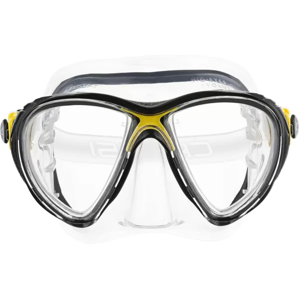 Cressi Scuba Diving Masks with Inclined Tear Drop Lenses for More Downward Visibility , Air and Eyes Evolution: Made in Italy