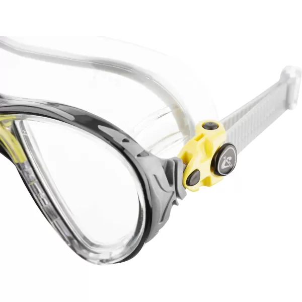 Cressi Scuba Diving Masks with Inclined Tear Drop Lenses for More Downward Visibility , Air and Eyes Evolution: Made in Italy