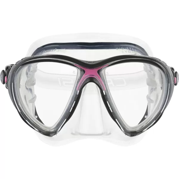 Cressi Scuba Diving Masks with Inclined Tear Drop Lenses for More Downward Visibility , Air and Eyes Evolution: Made in Italy