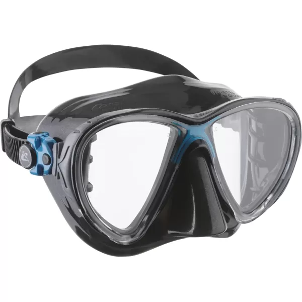 Cressi Scuba Diving Masks with Inclined Tear Drop Lenses for More Downward Visibility , Air and Eyes Evolution: Made in Italy