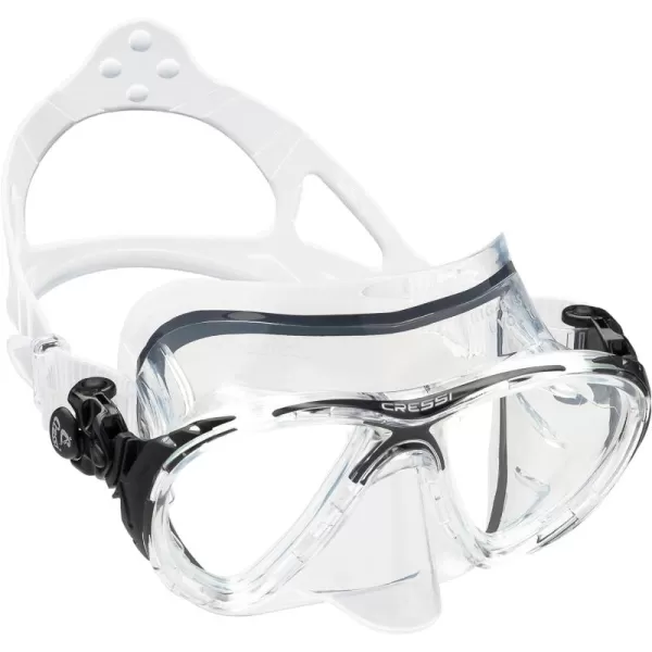 Cressi Scuba Diving Masks with Inclined Tear Drop Lenses for More Downward Visibility , Air and Eyes Evolution: Made in Italy