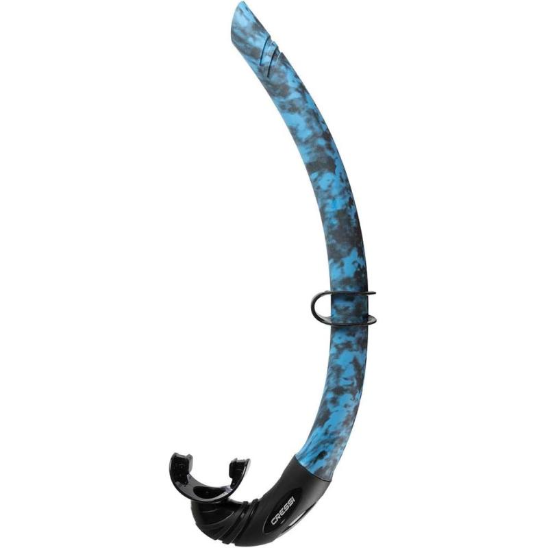 Corsica, Flexible Rubber Snorkel for Scuba Diving, Freediving and Spearfishing - Solid and Camouflage colors | made in Italy