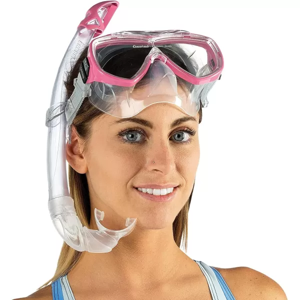 Adult Short Snorkel with Splash Guard for Snorkeling, Scuba Diving - Mexico Made in Italy by Cressi: Quality Since 1946