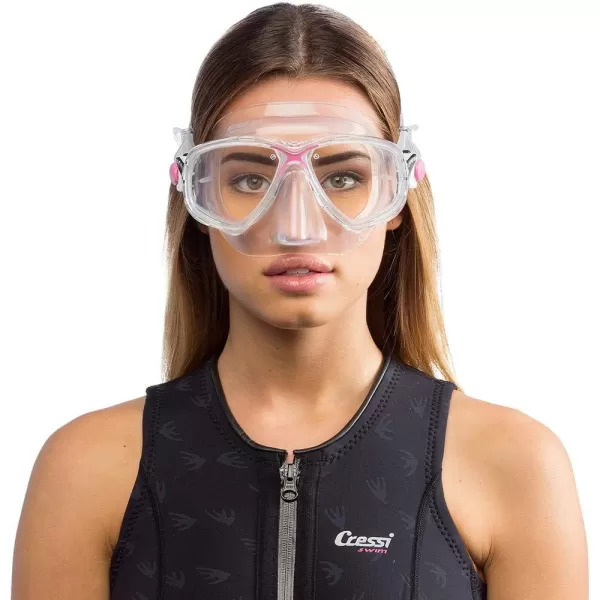 Adult Small Inner Volume Mask for Scuba, Snorkeling | Marea Made in Italy by Cressi: Quality Since 1946