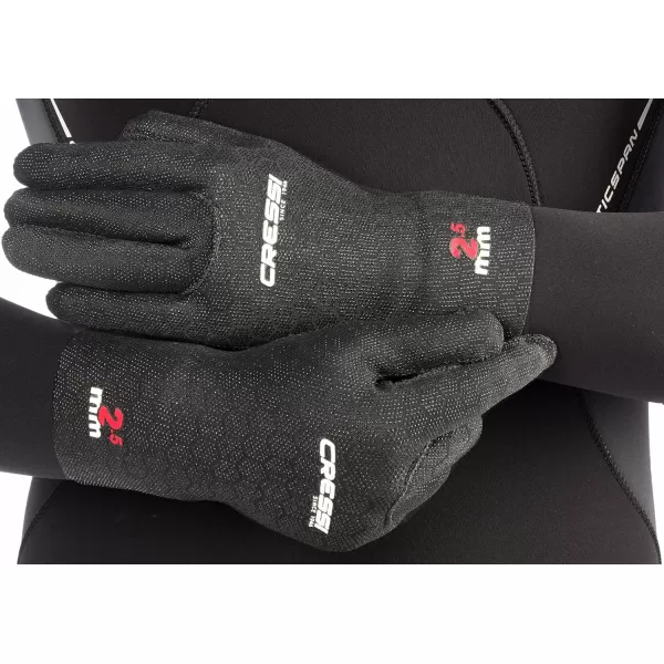 Cressi Adult 5-Fingers Diving Gloves - Neoprene Thermal Protection - for Any Water Activity - High Stretch Gloves: Designed in Italy