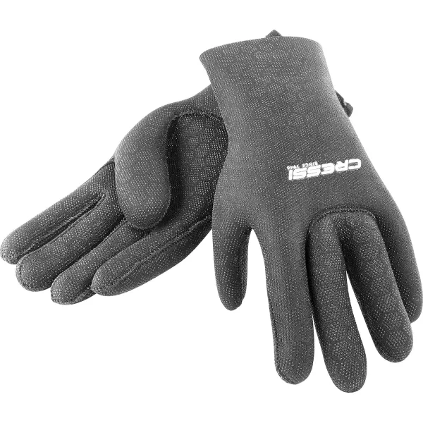 Cressi Adult 5-Fingers Diving Gloves - Neoprene Thermal Protection - for Any Water Activity - High Stretch Gloves: Designed in Italy