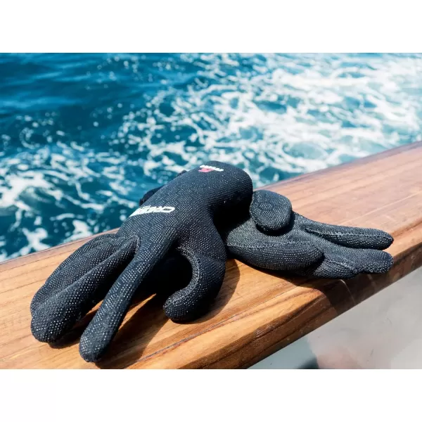Cressi Adult 5-Fingers Diving Gloves - Neoprene Thermal Protection - for Any Water Activity - High Stretch Gloves: Designed in Italy