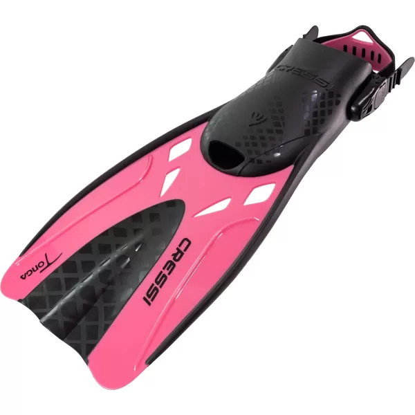 Cressi Adult Adjustable Snorkeling Fins with Ultra Resistant Buckles, Very Light, Ideal for Traveling - Tonga: designed in Italy