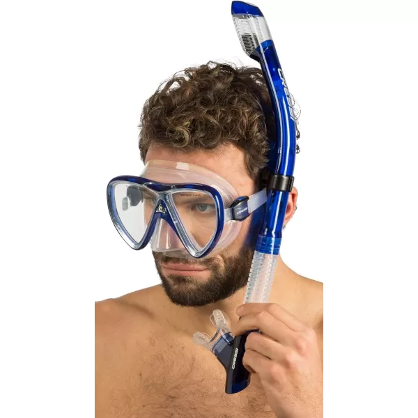 Cressi Adult Dry-Top Snorkel, Snorkeling Without Worry About Water - Tao Dry: Designed in Italy