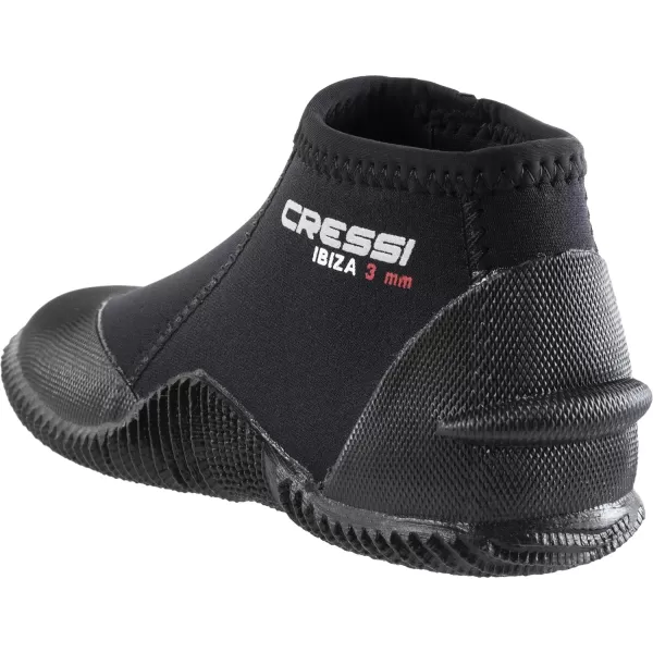 Cressi Adult Neoprene Diving Boots with Anti-Slip Rubber Sole for Water Sports | Ibiza 3mm