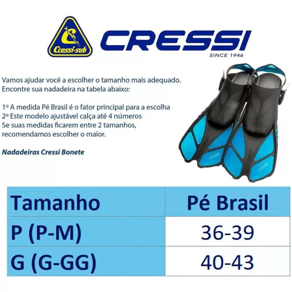 Cressi Adult Short Adjustable Swim Fins with UltraResistant Buckles, Very Light - Ideal for Traveling | Bonete: Designed in Italy