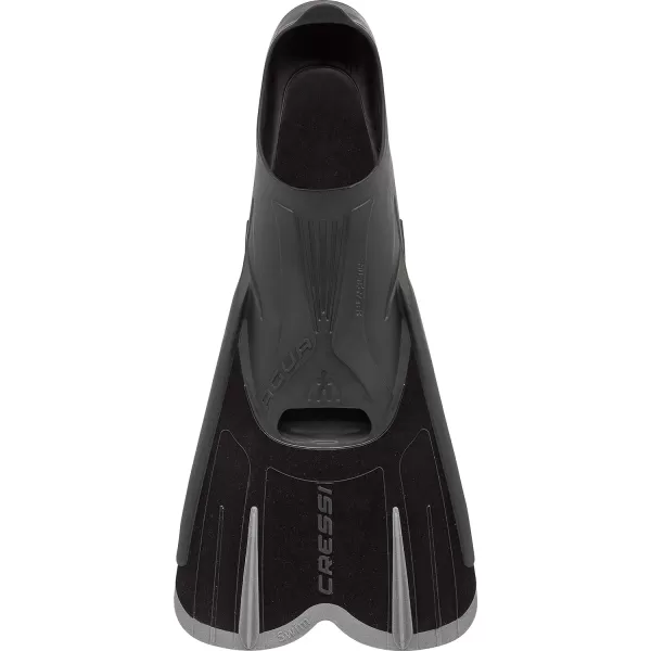 Cressi Adult Short Light Swim Fins with Self-Adjustable Comfortable Full Foot Pocket - Perfect for Traveling - Agua Short: Made in Italy