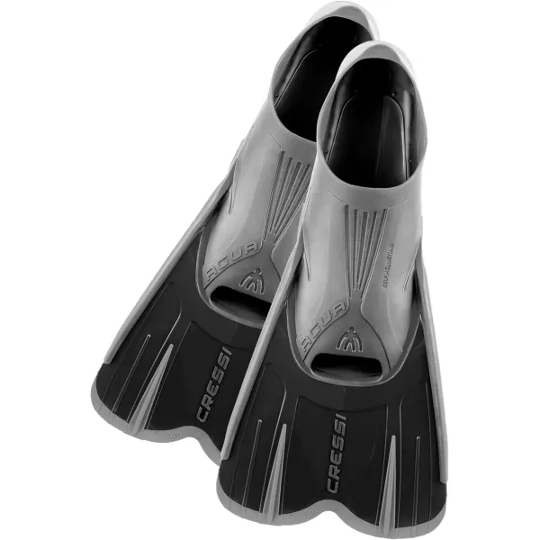 Cressi Adult Short Light Swim Fins with Self-Adjustable Comfortable Full Foot Pocket - Perfect for Traveling - Agua Short: Made in Italy