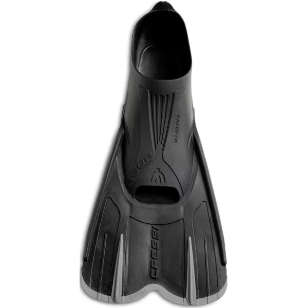 Cressi Adult Short Light Swim Fins with Self-Adjustable Comfortable Full Foot Pocket - Perfect for Traveling - Agua Short: Made in Italy