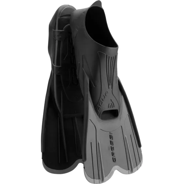 Cressi Adult Short Light Swim Fins with Self-Adjustable Comfortable Full Foot Pocket - Perfect for Traveling - Agua Short: Made in Italy