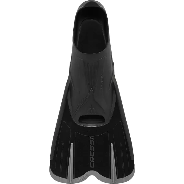 Cressi Adult Short Light Swim Fins with Self-Adjustable Comfortable Full Foot Pocket - Perfect for Traveling - Agua Short: Made in Italy