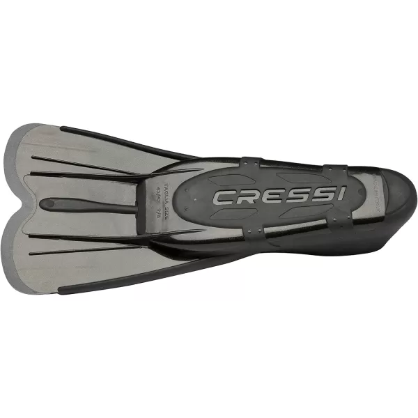 Cressi Adult Short Light Swim Fins with Self-Adjustable Comfortable Full Foot Pocket - Perfect for Traveling - Agua Short: Made in Italy