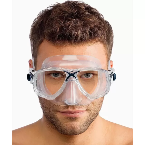 Cressi Adult Small Inner Volume Mask for Scuba, Snorkeling - Marea: Made in Italy