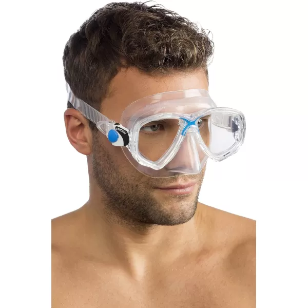 Cressi Adult Small Inner Volume Mask for Scuba, Snorkeling - Marea: Made in Italy