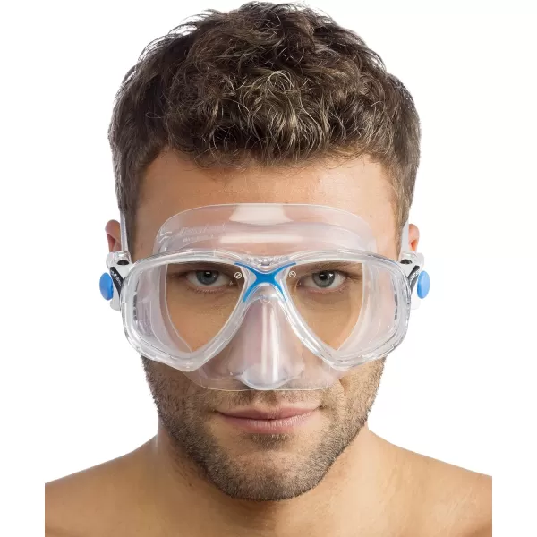 Cressi Adult Small Inner Volume Mask for Scuba, Snorkeling - Marea: Made in Italy