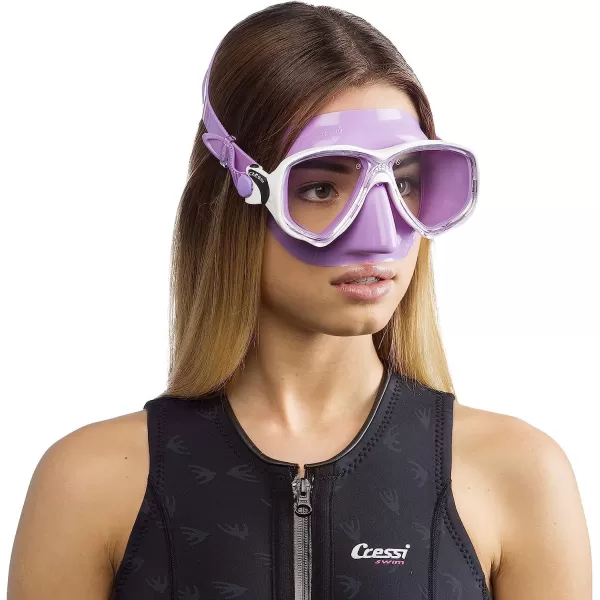 Cressi Adult Small Inner Volume Mask for Scuba, Snorkeling - Marea: Made in Italy