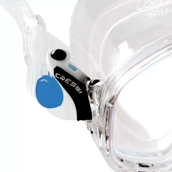 Cressi Adult Small Inner Volume Mask for Scuba, Snorkeling - Marea: Made in Italy