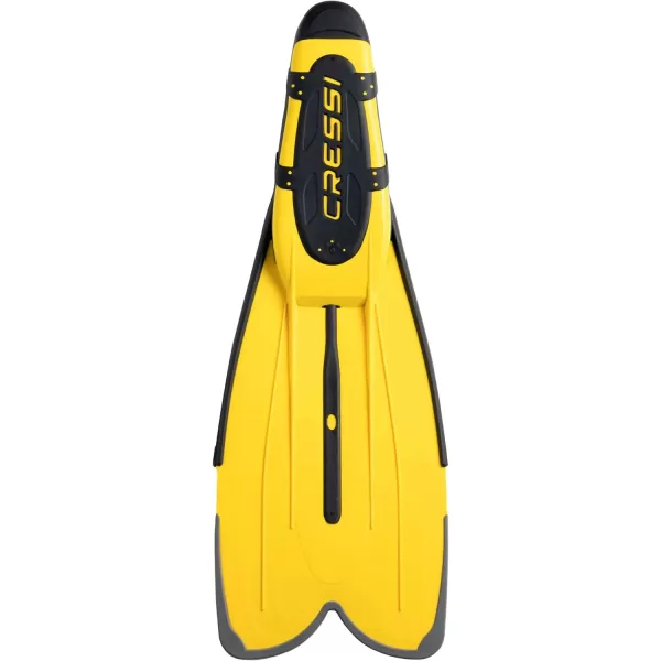 Cressi Adult Snorkeling Fins with Self-Adjustable Comfortable Full Foot Pocket | Perfect for Traveling | Agua: made in Italy